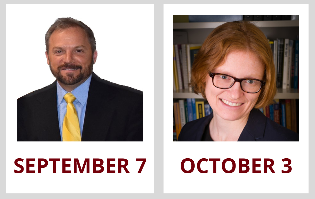 Upcoming Distinguished Speakers for New 2025-2026 Season
